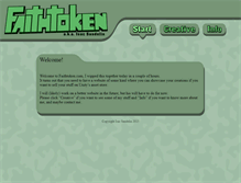 Tablet Screenshot of faithtoken.com
